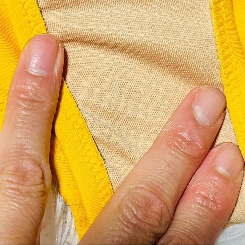 Old Navy Hipster Low Rise Bikini Bottom M Mustard‎ Yellow